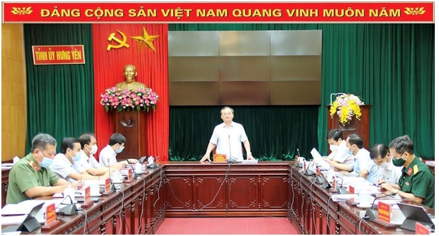 Hội nghị đánh giá kết quả công tác bầu cử và phòng, chống dịch covid - 19