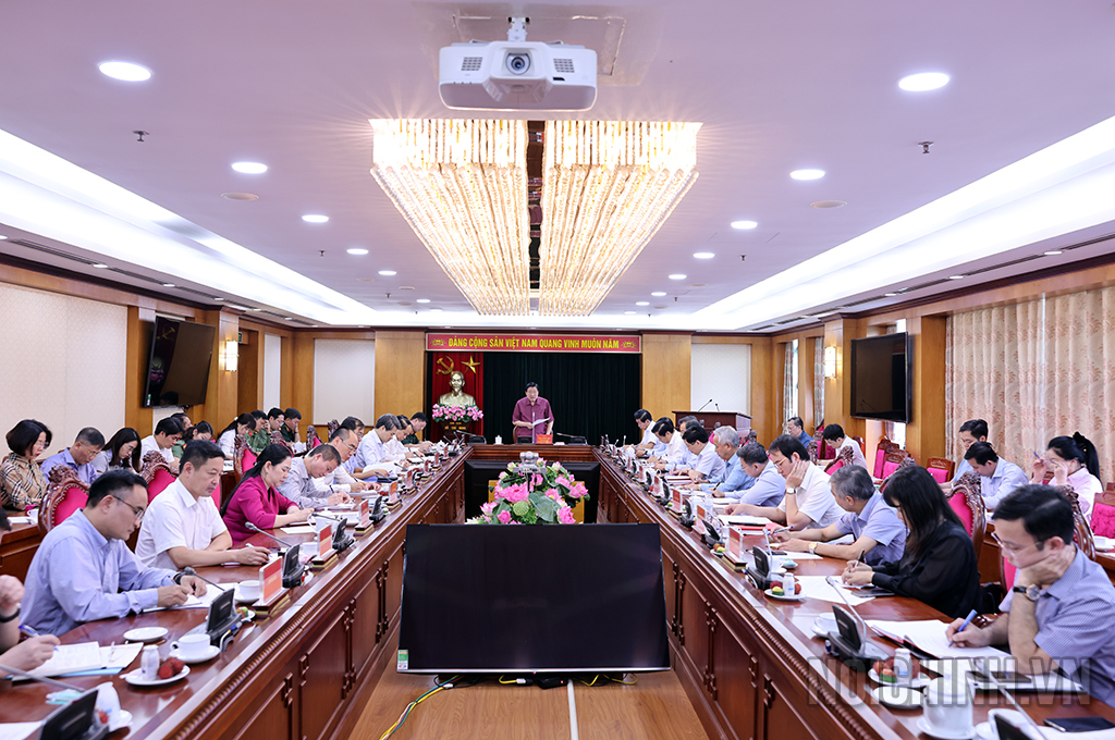 Ban Nội chính Trung ương tổ chức Hội nghị giao ban công tác nội chính quý II năm 2025