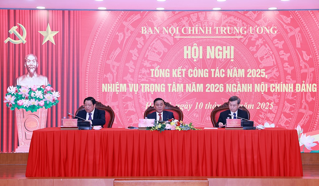 Ban Nội chính Trung ương tổ chức hội nghị tổng kết năm 2025, phương hướng, nhiệm vụ trọng tâm năm 2026 của ngành nội chính Đảng