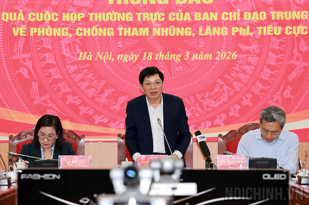 Phòng, chống tham nhũng, lãng phí, tiêu cực theo phương châm 