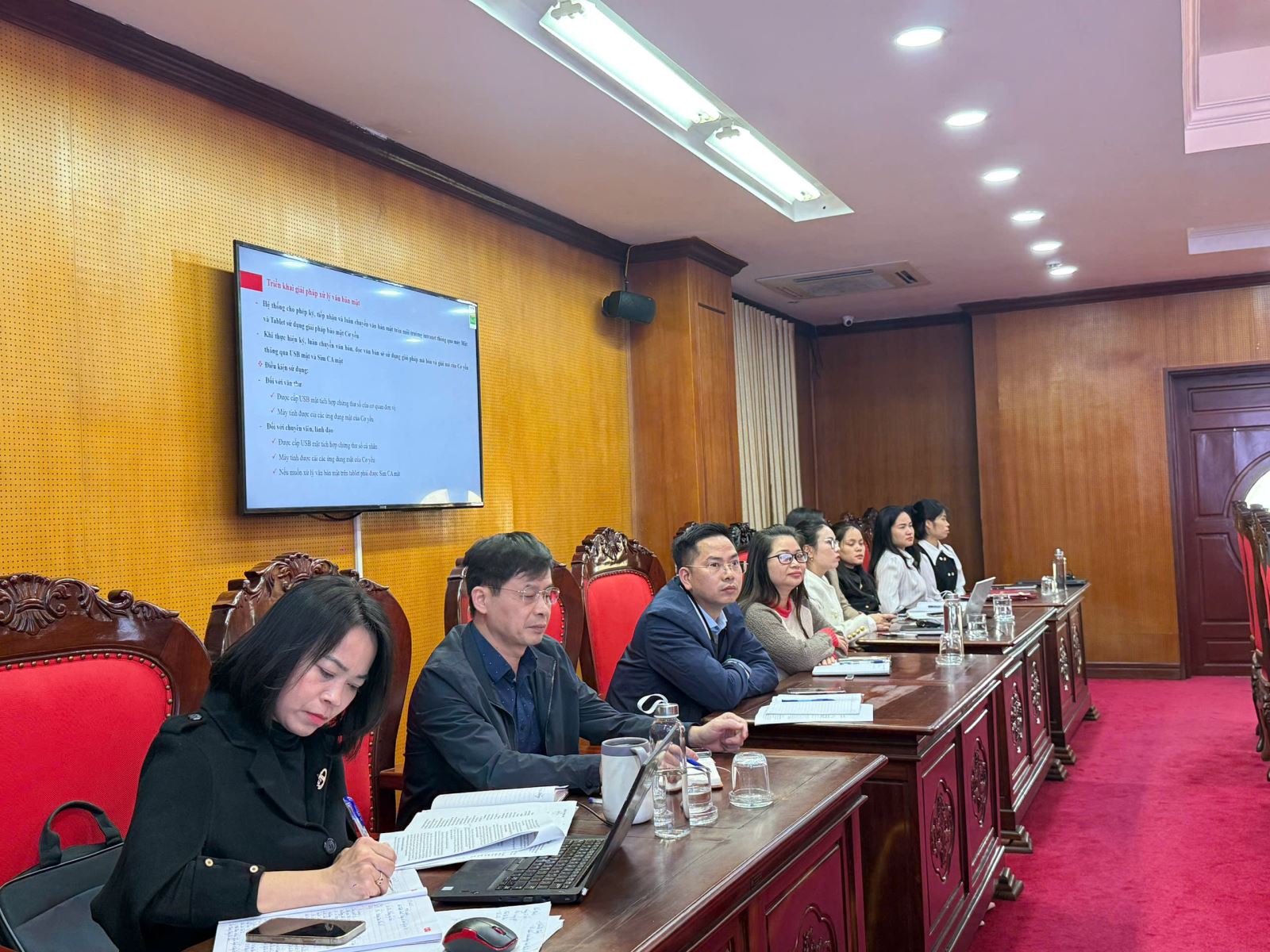 Ban Nội chính Tỉnh ủy tổ chức Hội nghị tập huấn phần mềm hệ thống thông tin điều hành tác nghiệp các cơ quan Đảng